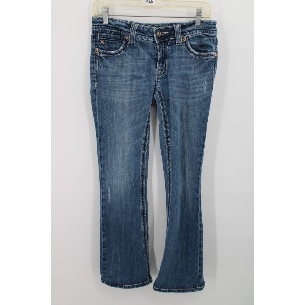 MISS ME SIZE 29 JP5071UX DENIM JEANS DISTRESSED 31" INSEAM